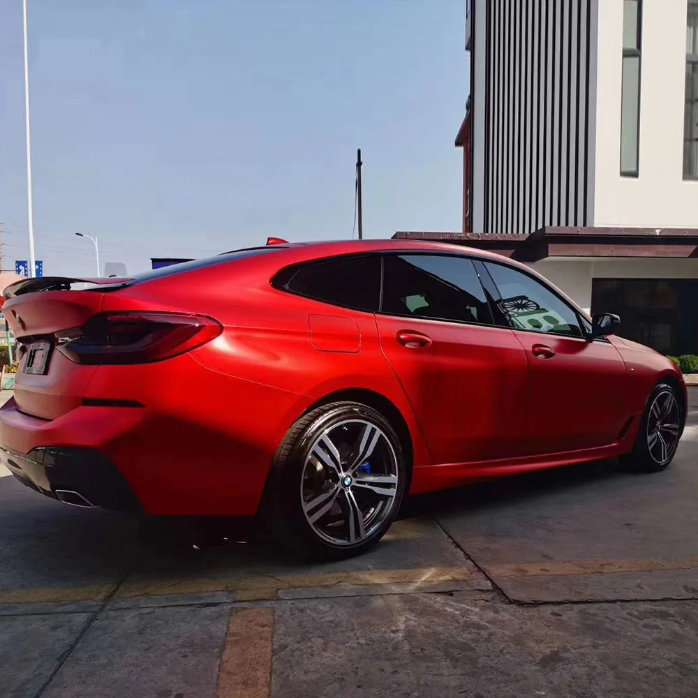 

Protecto Керамика Красная матовая виниловая пленка на крышу автомобиля Высококачественная матовая отделка Крышка на крышу автомобиля для индивидуальных эффектов краски