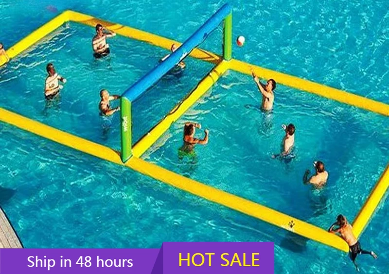

YTYIN Water Play Giant Inflatable Beach Volleyball Court / Inflatable Water Volleyball Field for Sale