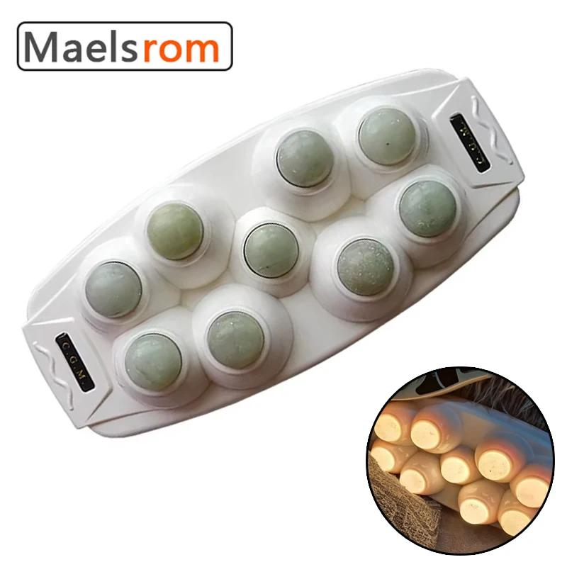 Heat Therapy Natural Jade Massageadon Physical Therapeutic Device For Body Tens Massage Relaxation and Muscle Stimulator