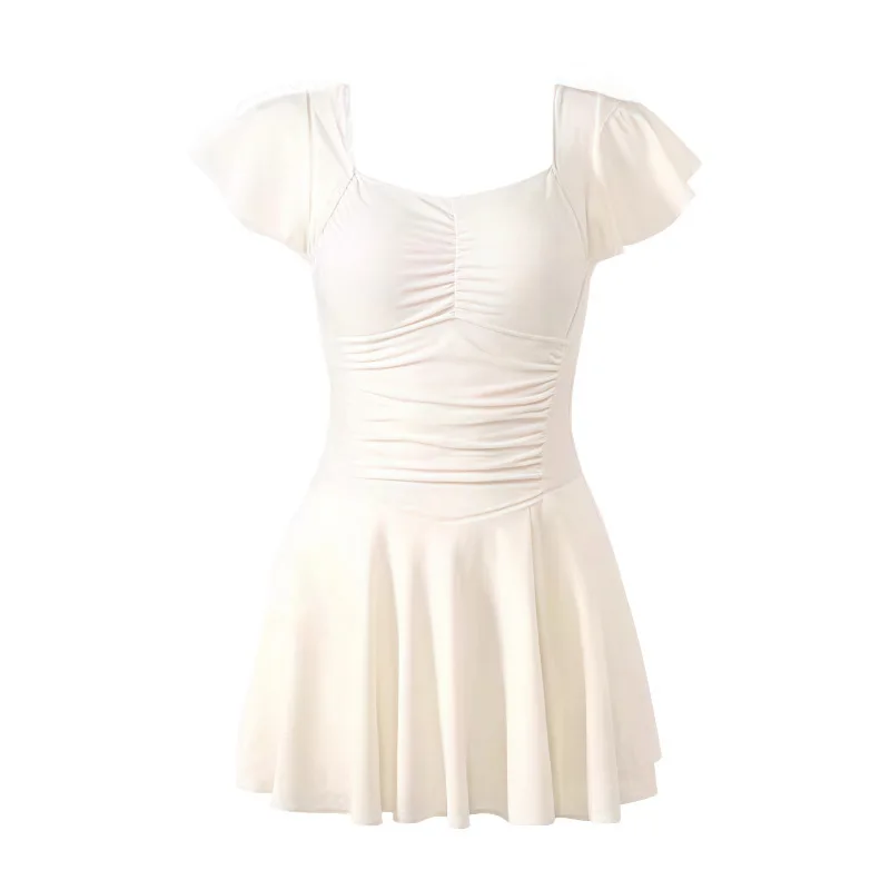 Strappy One-Piece Swimsuit For Women, Pure Desire Style, High-End Feel, Conservative, Slimming, Covering, Korean Version, Girl's