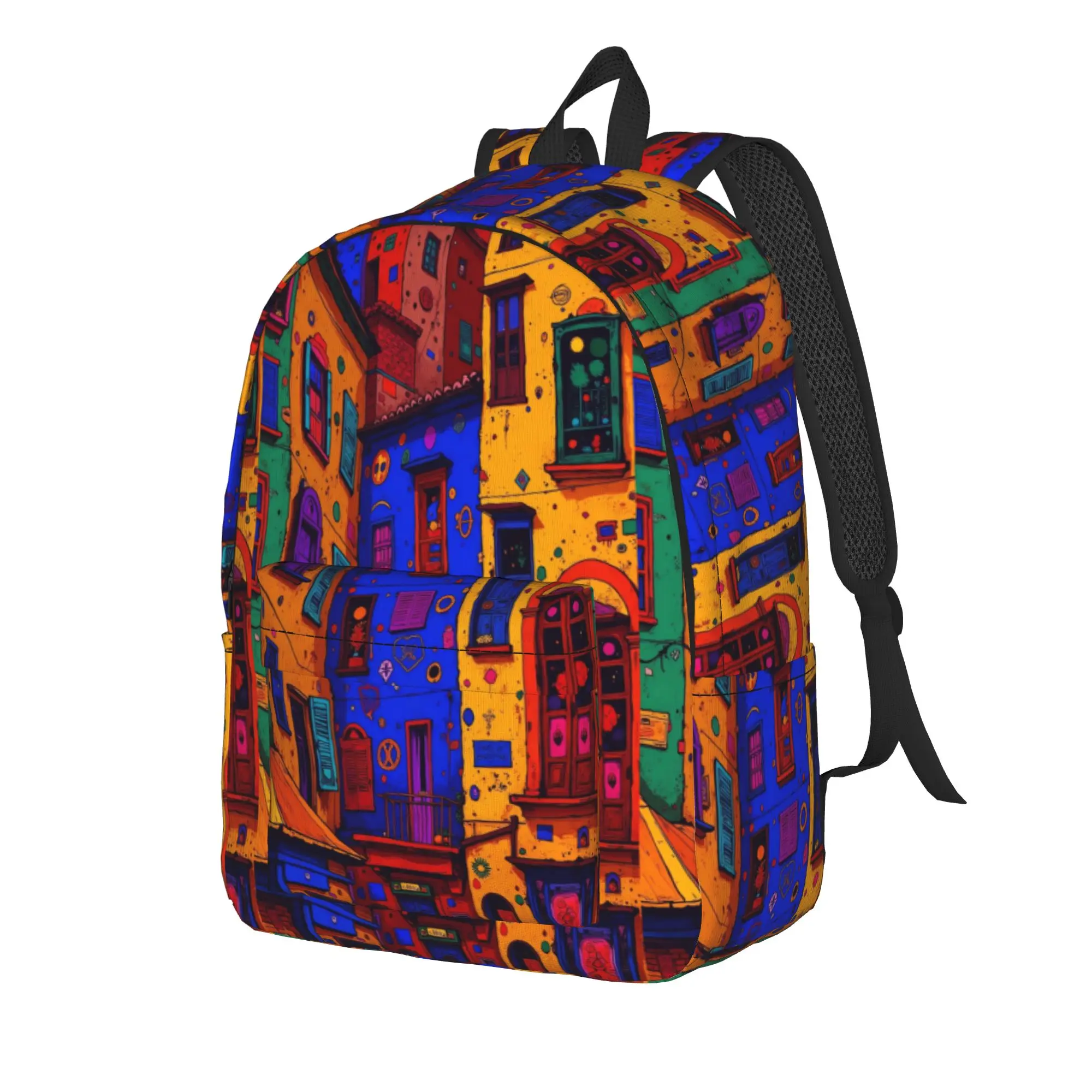 Jesus Christ Passion Backpack  Sport Backpacks Men Custom Large School Bags Funny Rucksack
