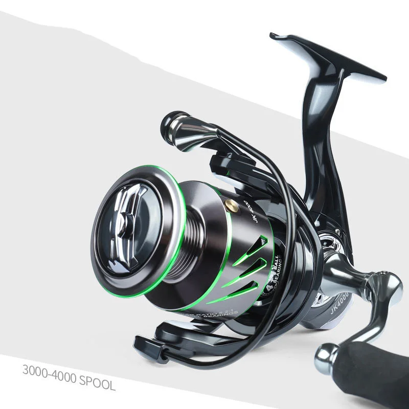 Jetshark 13bb 1000-6000 Metal Spinning Reel EVA Handle Long Shot Saltwater Spinning Fishing Reel