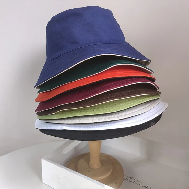 Oversized Deep XXL Bucket Hat Large Head Double-sided Sun Hat for Women Reversible Big Size 63cm Hip Hop Fisherman Hat for Men