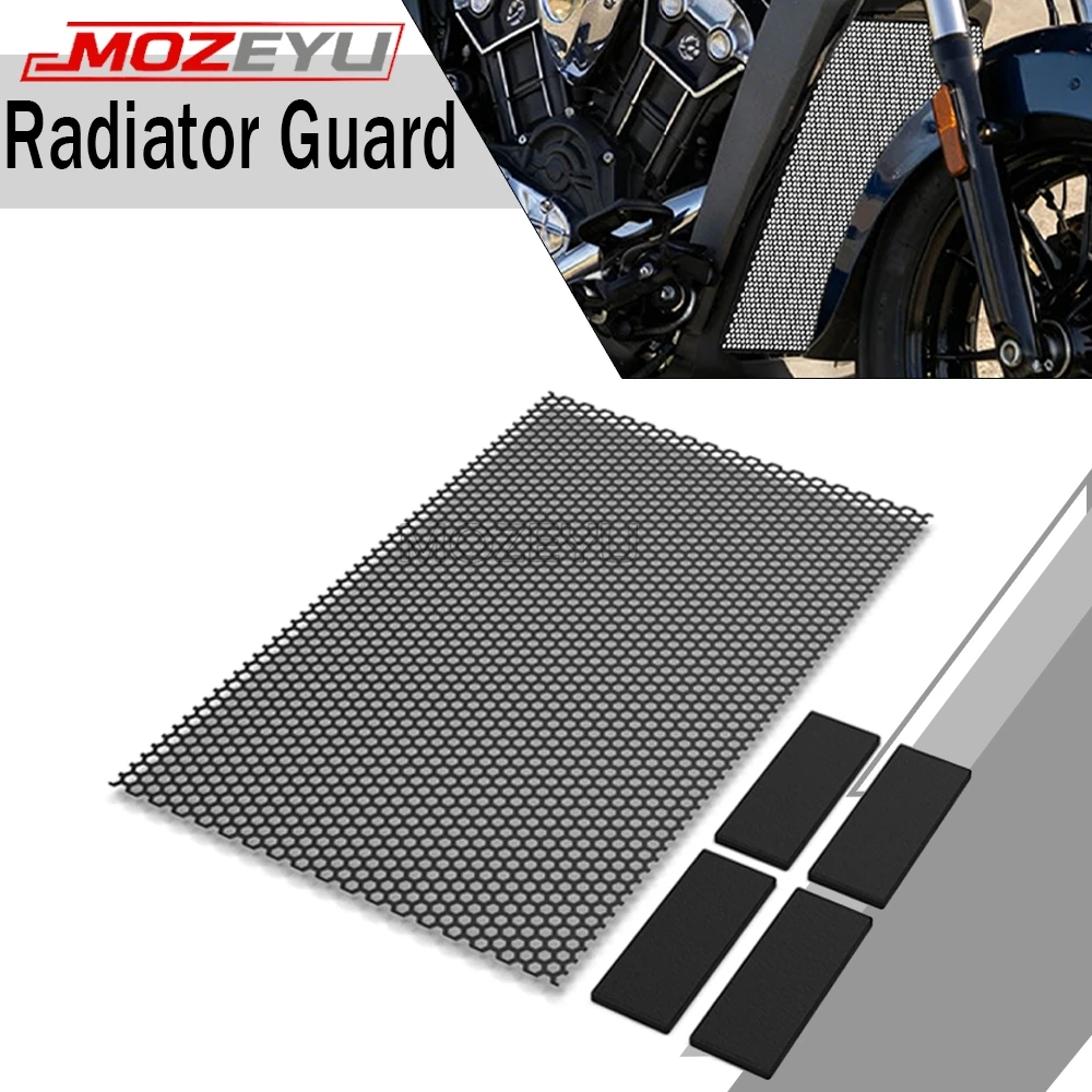 

For Indian INDIAN Scout / Scout Sixty/Bobber 2017-2025 2024 2023 2022 2021 2020 2019 2018 Radiator Guard Grille Cover Protector