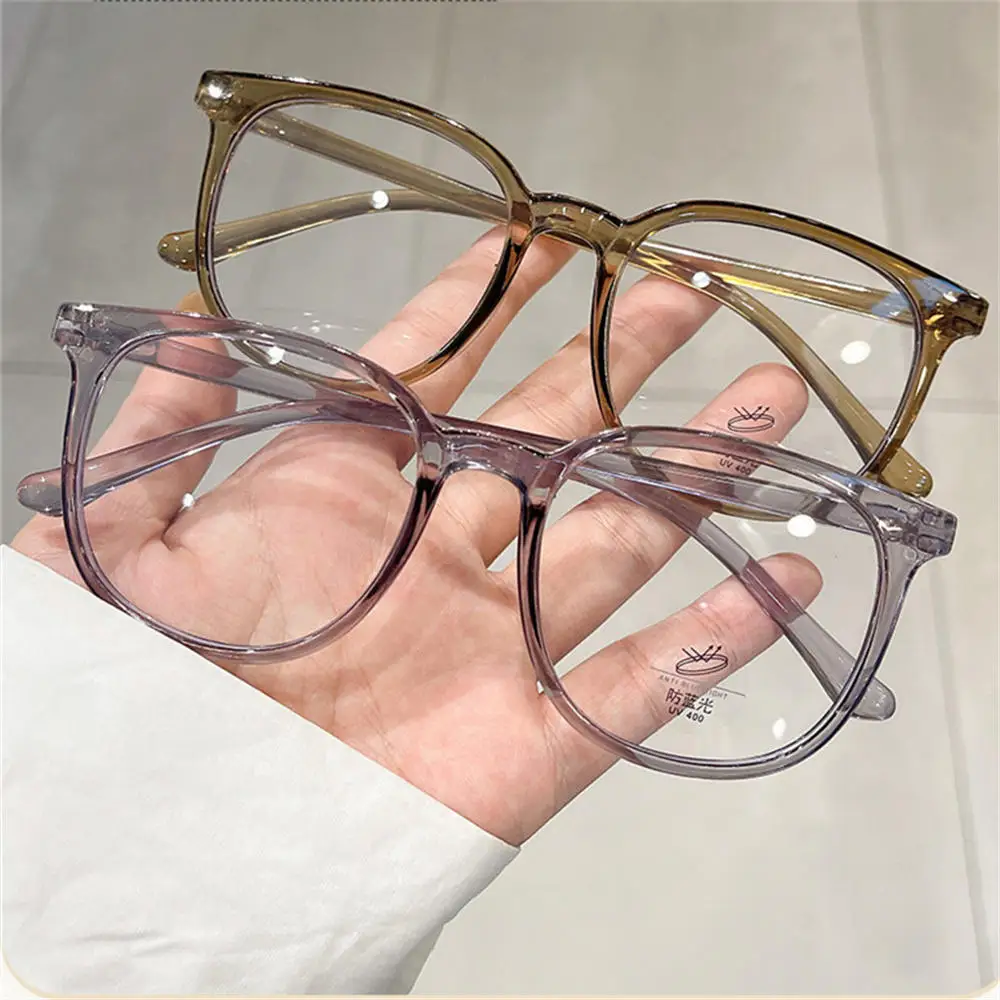 Transparent Computer Glasses Frame Women Men Anti Blue Light Large frame Glasses Blackout Glasses Optical Glasses Lenses