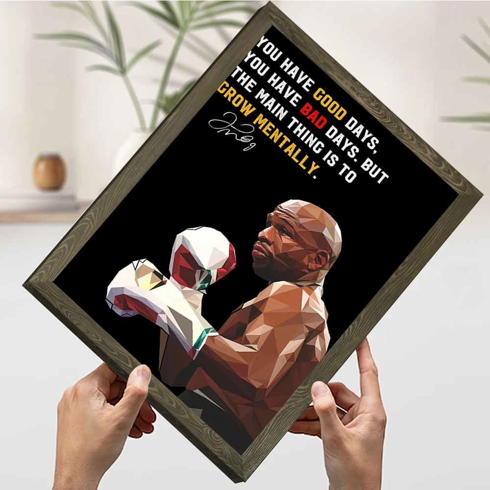 Floyd Money Mayweather Poster Customizable Printed Canvas Painting Wall Art Gift for Decorative Picture Decoration Gaming Room - view 3