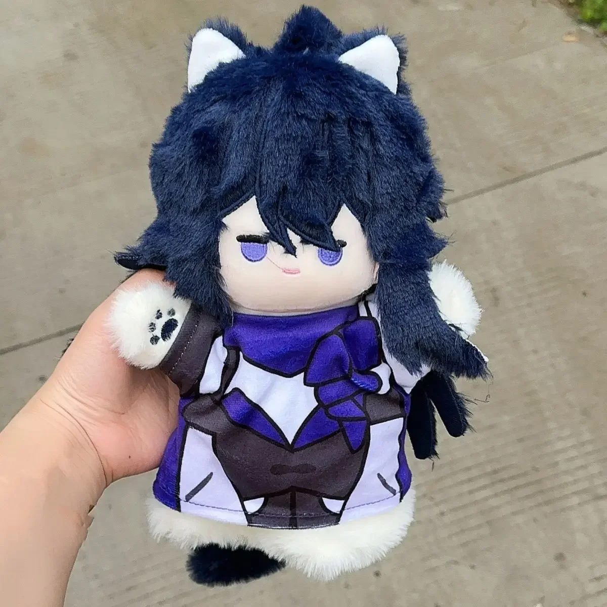 25 cm fantoche de mão honkai: star rail firefly brilho cosplay anime pelúcia dedos ativos bonito plushie presentes de natal meninos meninas