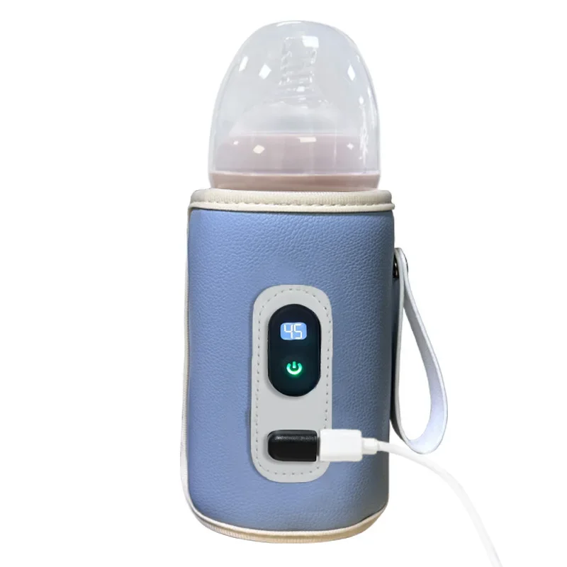 

portable baby milk bottle warmer wireless light travel baby milk warmer for car