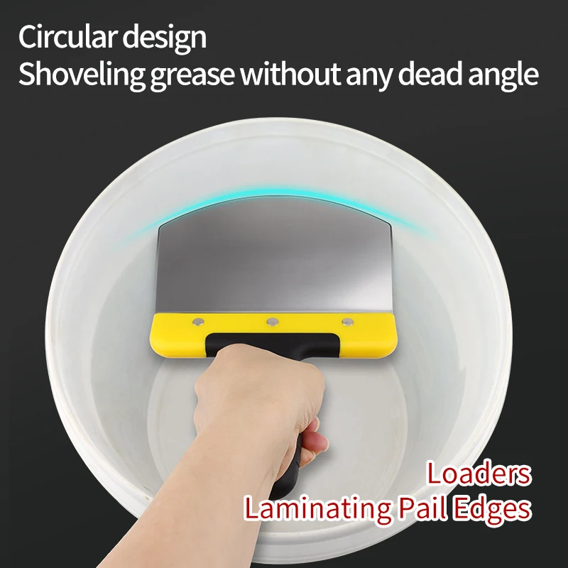 1Pc Curved Scraper Wall Paint Plaster Shovel Putty Knife Scraper Blade Paint Feeder Filling Spatula Scraping Putty Tools