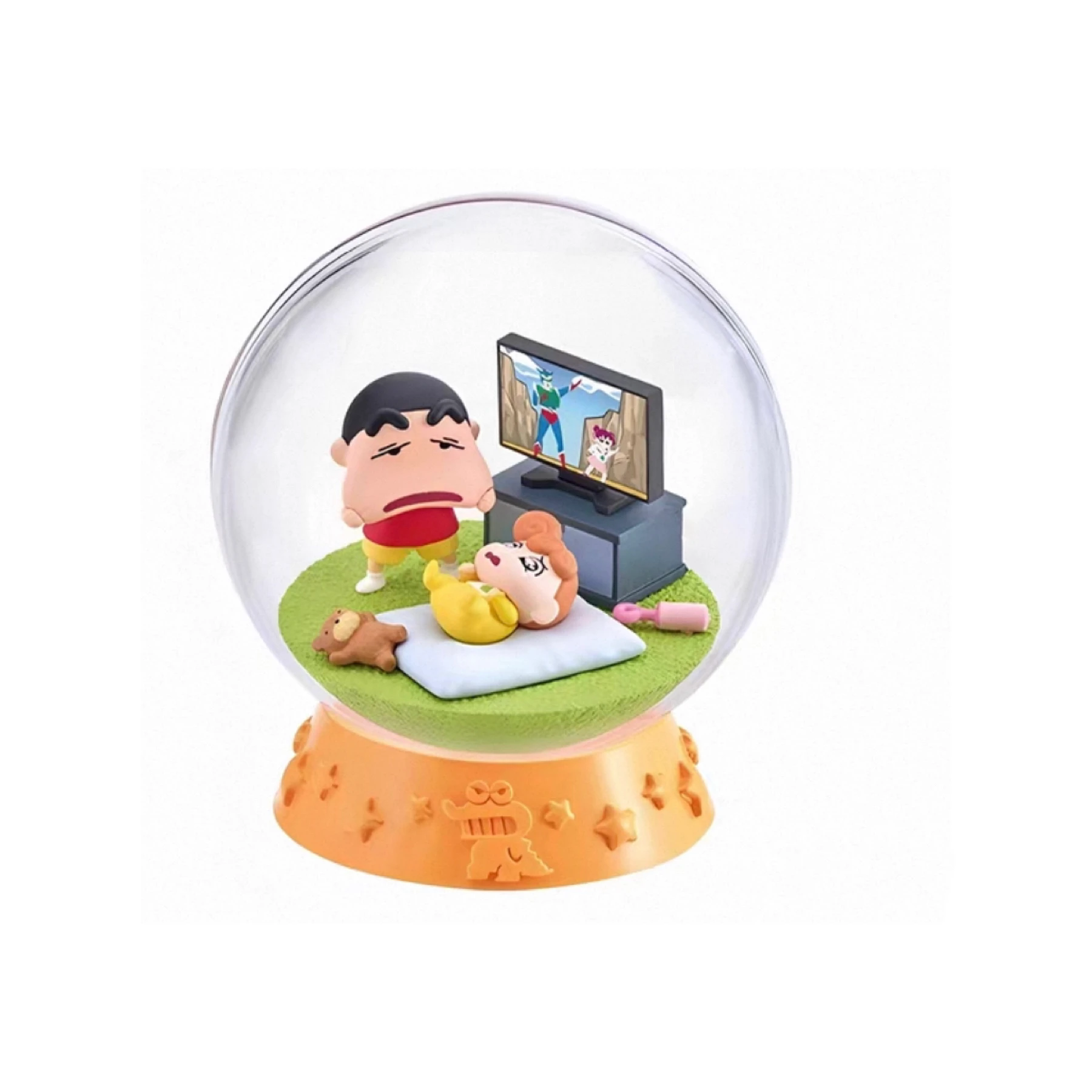 Re-ment Crayon Shin-chan Ecological Bottle Series 2 Naughty and Mischievous Daily Life ModelComplete Set BoxEggs Miniature Scene