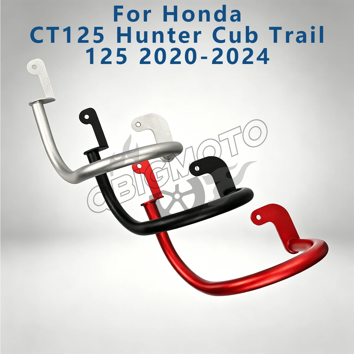 

CT125 Motorcycle Exhaust Pipe Crash Guard Bar Bumper Protection Cover For Honda CUB 125 HUNTER 2024-2020 Crash Muffler Protector