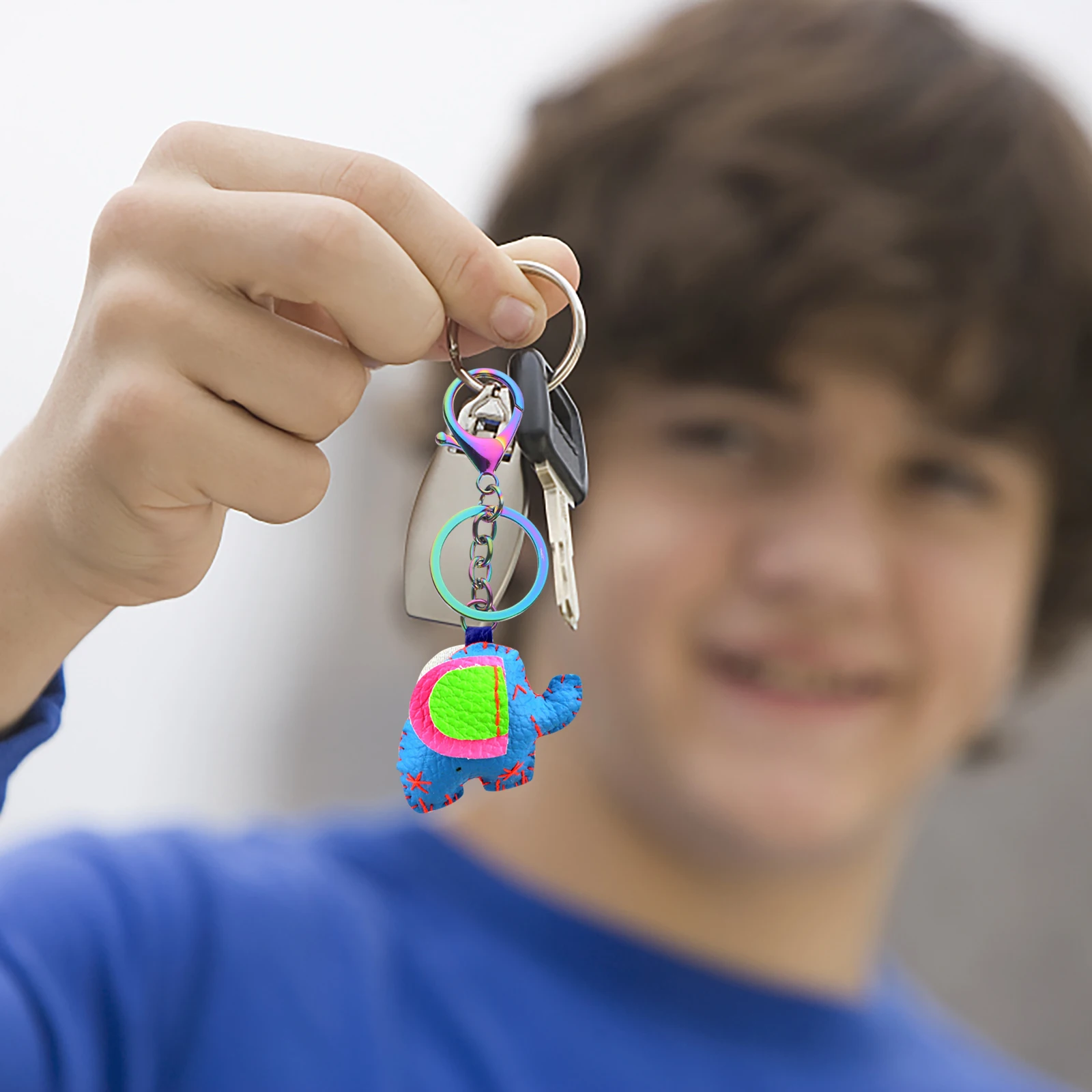 

12Pcs Keychain Clips Metal Alloy Durable Key Rings for DIY Craft Projects Keychain Accessories Key Rings Bulk Lobster Clasps