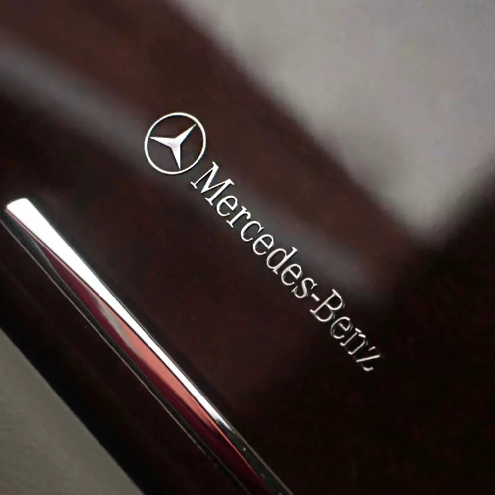 Metal emblem Auto Decor Decals Car Window Wiper Stickers For Mercedes Benz AMG W212 W204 W211W168 W213 W205 W210 W124