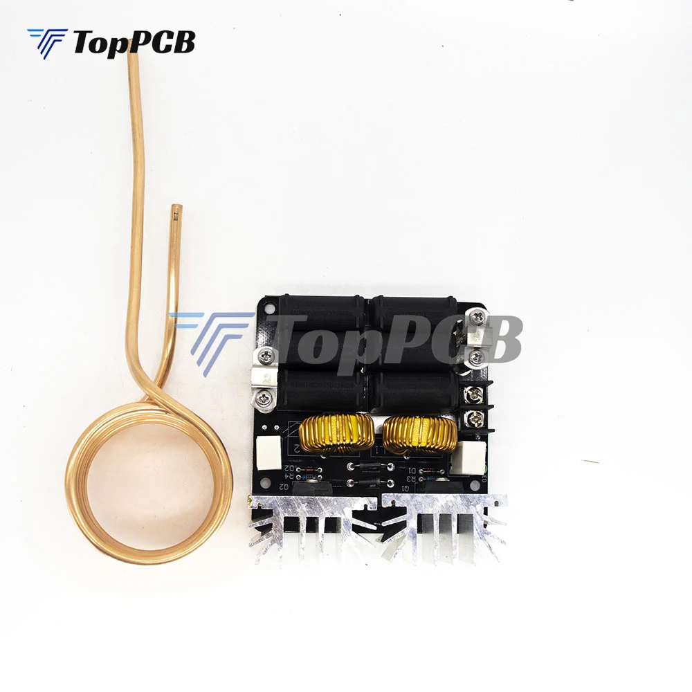 1000W 20A 12-48V ZVS Low Voltage Induction Heating PCB Board Power Supply Module Flyback Driver Heater Tesla Coil Metal Forging