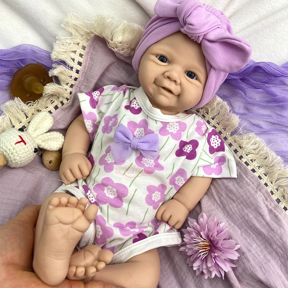 

Реалистичная кукла-реборн Вивьен 43 см из силикона, гибкая, анатомически точная модель для обучения и демонстрации (девочка/мальчик)