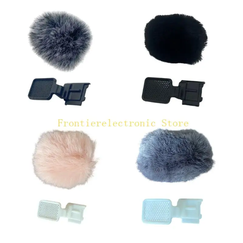 

G8DB Windproof Microphone Cover with Hot Shoe Mount Suitable for Vlog Cameras Enhancing Sound in Conditions