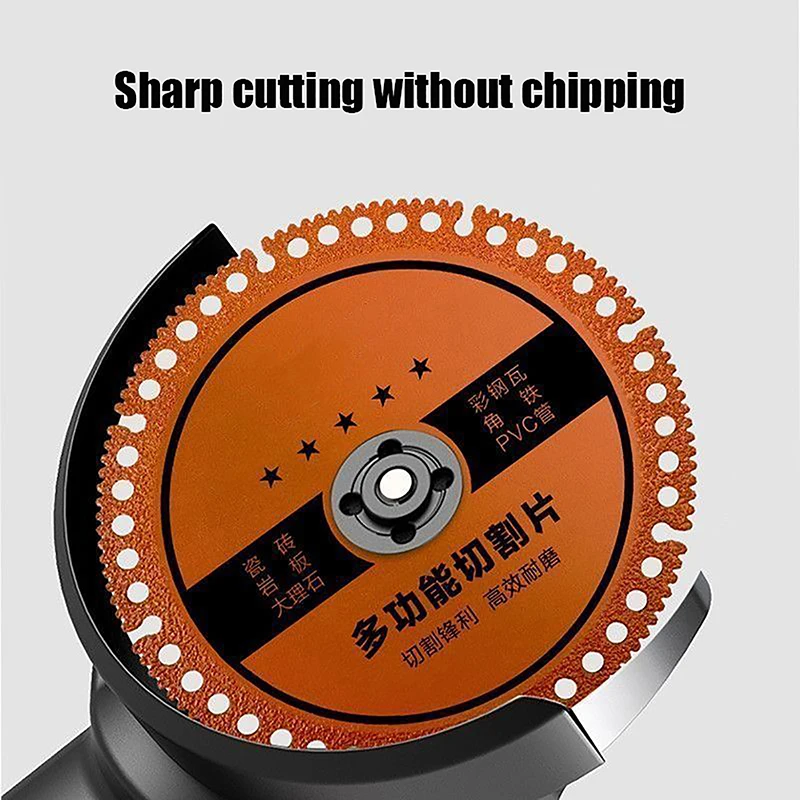 2pcs Turbo Diamond Saw Blade Cutting Disc Porcelain Tile Ceramic Angle Grinder Tool