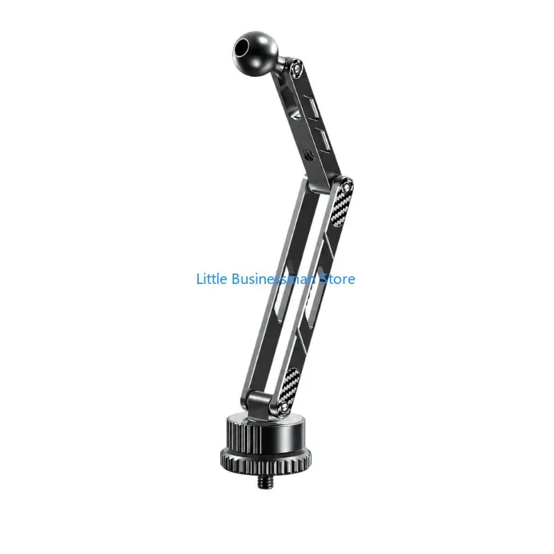 Verstellbare 1/4-Zoll-Kamerahalterung mit 3 Gelenken, Armen aus Aluminiumlegierung, 1/4-Zoll-Schraube/1/4-Zoll-Gewindeloch/17 mm – Detail 2