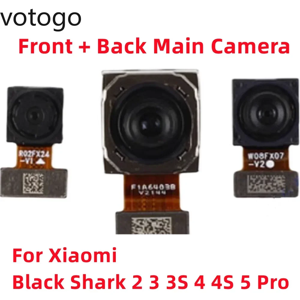 Замените модуль для Xiaomi Black Shark 2 3 3S 4 4S 5 Pro 5RS 6 Blackshark спереди/задняя основная задняя макрокамера гибкий кабель