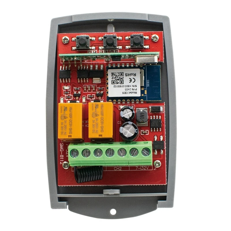 New Wifi 433Mhz Rolling Code Garage Door Remote Control RF Receiver Smart Switch Relay Smart Life APP