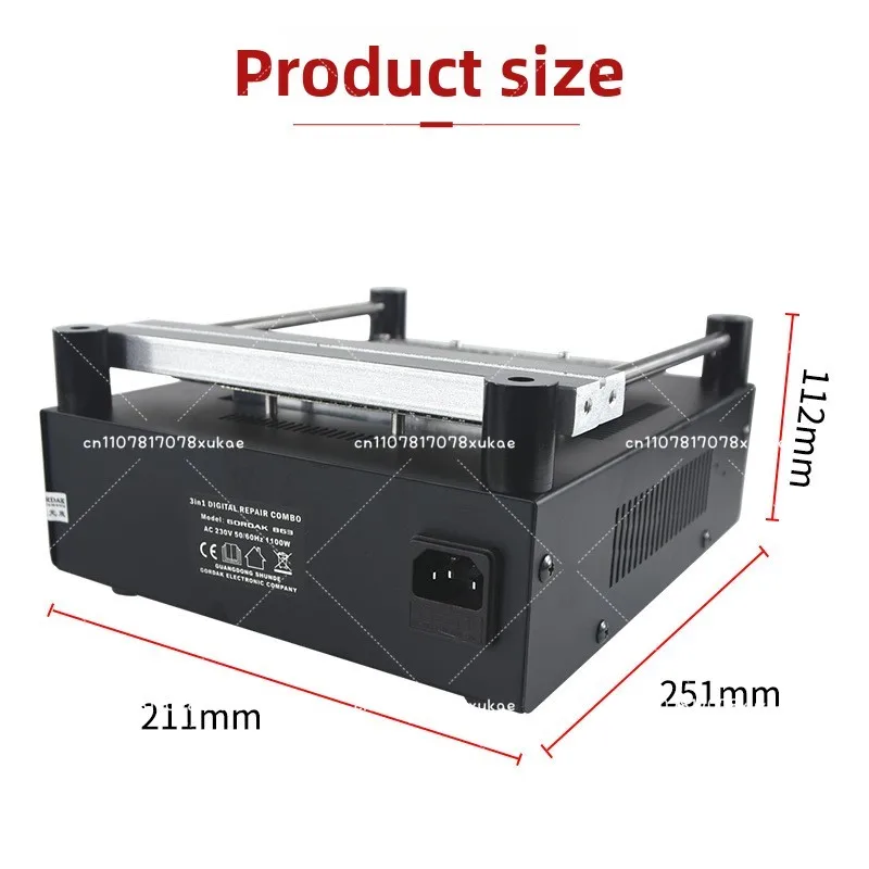 

NEW 110V 220V Gordak 853 IR Preheater Station Lead Free Infrared Preheating Station BGA Repair Machine