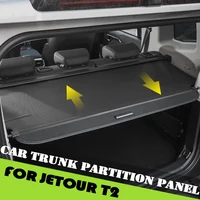 Panel de partición de maletero de coche apto para Jetour Traveller T2 2023 2024 2025 modificación cortina de maletero de coche accesorios interiores de coche