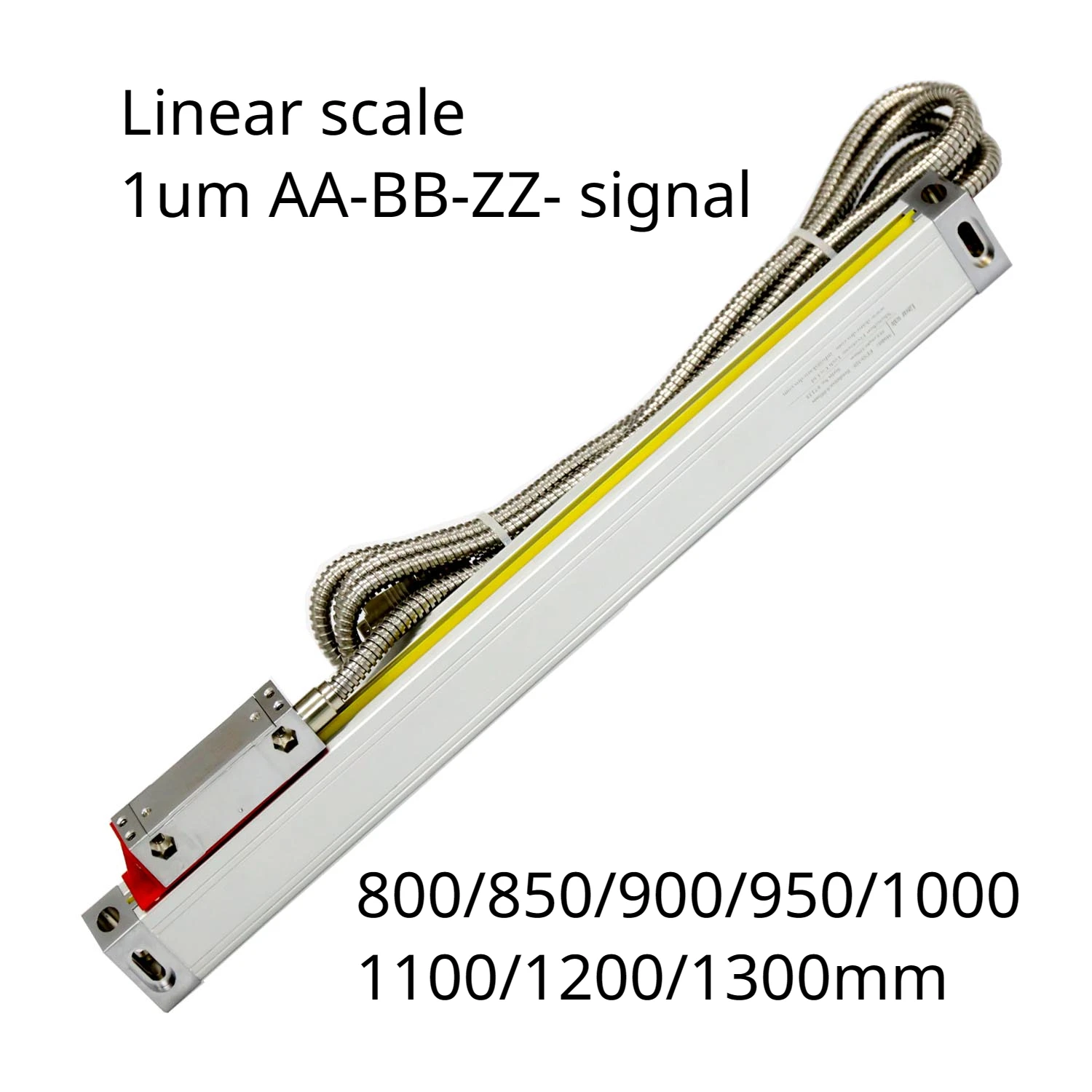 Fivetecnc-codificador Linear da Escala Rs422 800 850 900 950 1000 1100 1200 1300 mm Aa-bb-zz-sinal 5vdc 1um