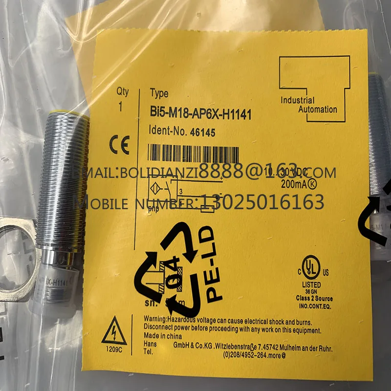 

The brand-new original sensor BI5-M18-AP6X-H1141 BI5-M18-AN6X-H1141/RN6X/RP6X