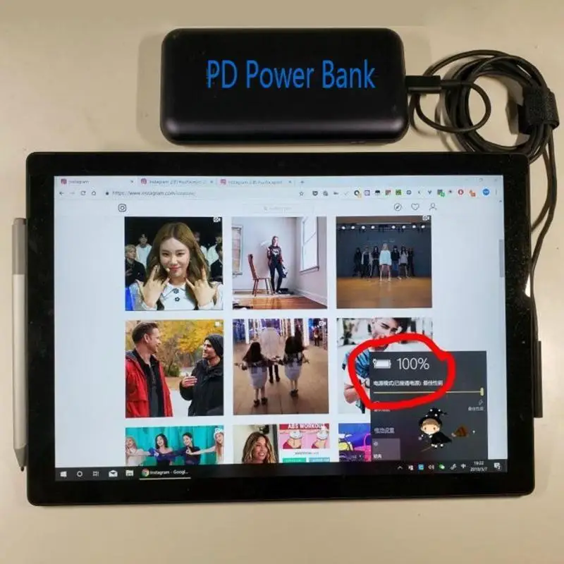 Kabel konektor 896f untuk Mikro Soft Surface 7/6/5/4/3 Kabel Pengisian Laptop Jenis C USB 3.1 Adaptor Daya PD 15cm