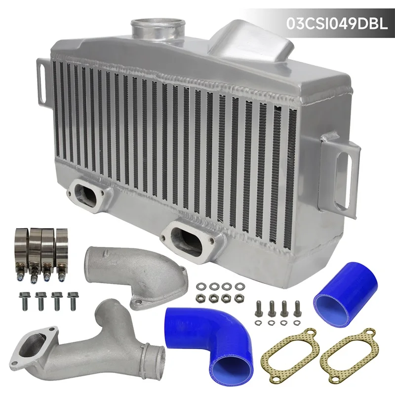 Top Mount Intercooler Kit Y Pipe Fits For  Subaru WRX STI EJ257 EJ255 2.5L +Screws 08+  Black/Blue/Red
