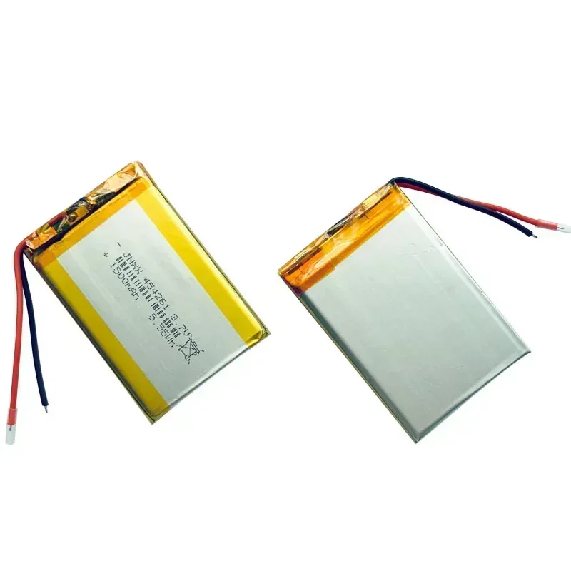 Lithium polymer rechargeable battery 454261 3.7V 1500mAh battery suitable for camera MP4 driving recorder DIY Bluetooth speaker