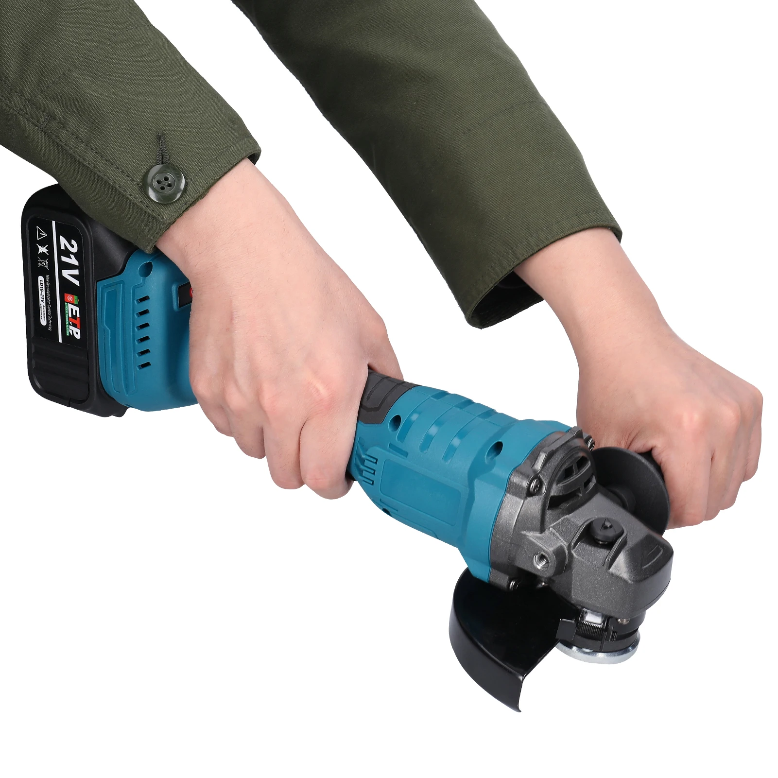 21 فولت 125 مللي متر M14 زاوية طاحونة فرش السيارات ، الكهربائية طحن وقطع أداة ل سيراميك الخشب الحجر الصلب تلميع