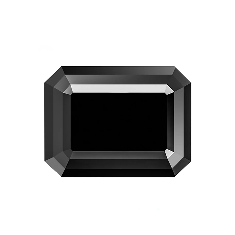 Black Moissanite Stones with GRA Certificate 0.5-5.0ct Round/Pear/Oval/Emerald/Heart/Cushion/Princess/Asscher/Marquise Cut