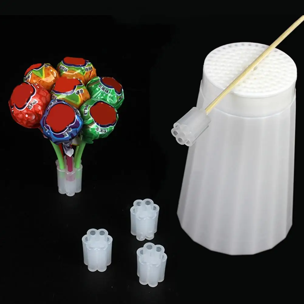 Durable Lollipop Stand Lollipop Bouquet Holder Set for Diy Fruit Candy Arrangement 3/4mm 118/209 Holes Fixation for Displays