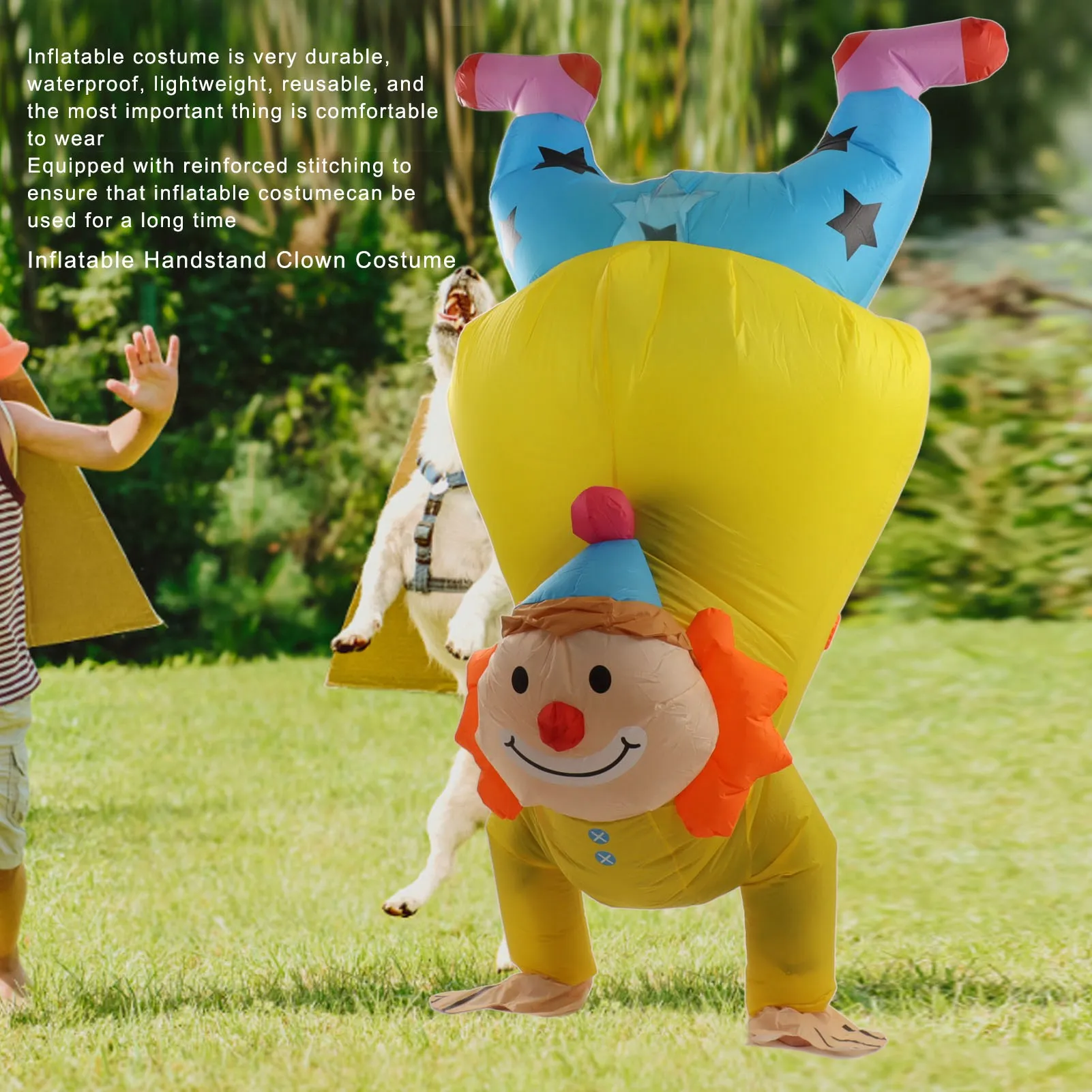 

Надувной костюм на Хэллоуин для взрослых, надувной костюм клоуна для взрослых, надувной костюм клоуна на Хэллоуин, перевернутый клоун