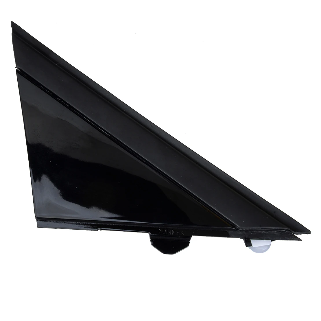 Gloss Black Right Door Rearview Mirror Flag Cover Molding Trim Fit for Fiat 500 2012-2017