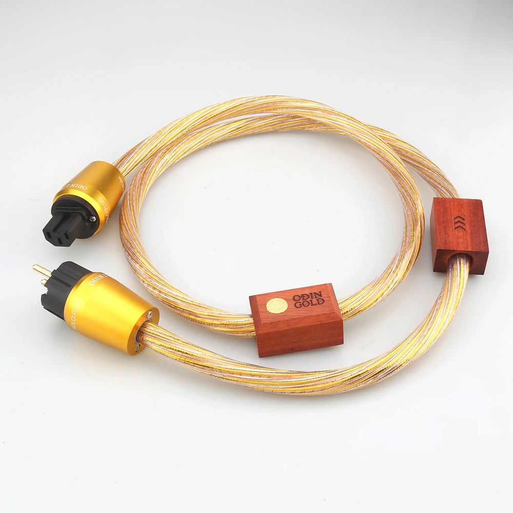 Nordost  Odin gold hifi power cord audio high fidelity fever power cable us and EU plug