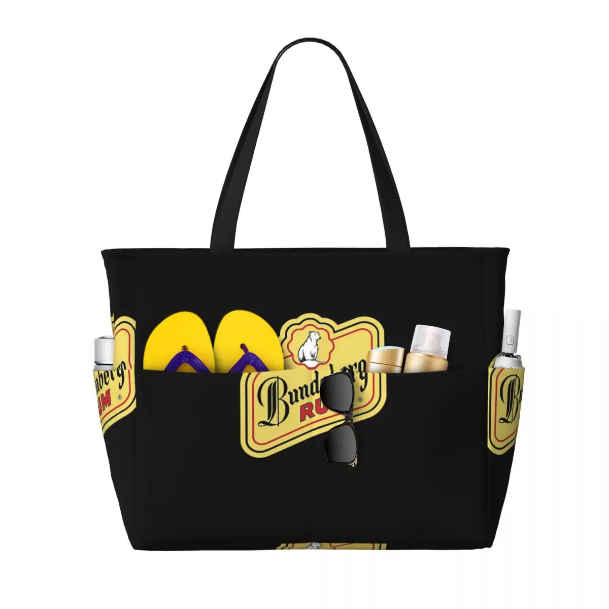 Bundaberg Rum Beach Tote Bag Sport Gym Yoga Duffle Large Tote Bag Women Travel Bag Fitness bag