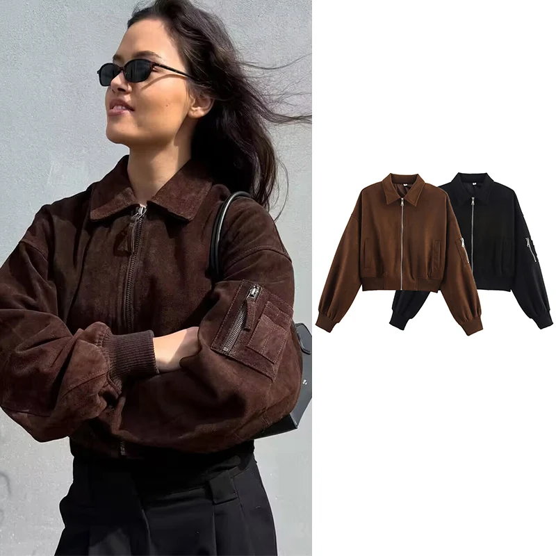 

Jackets Women's 2025 New Autumn Coats Fashion Young Women's Jackets Chic Autumn Street Warm Long Sleeve Travel Holiday Coats