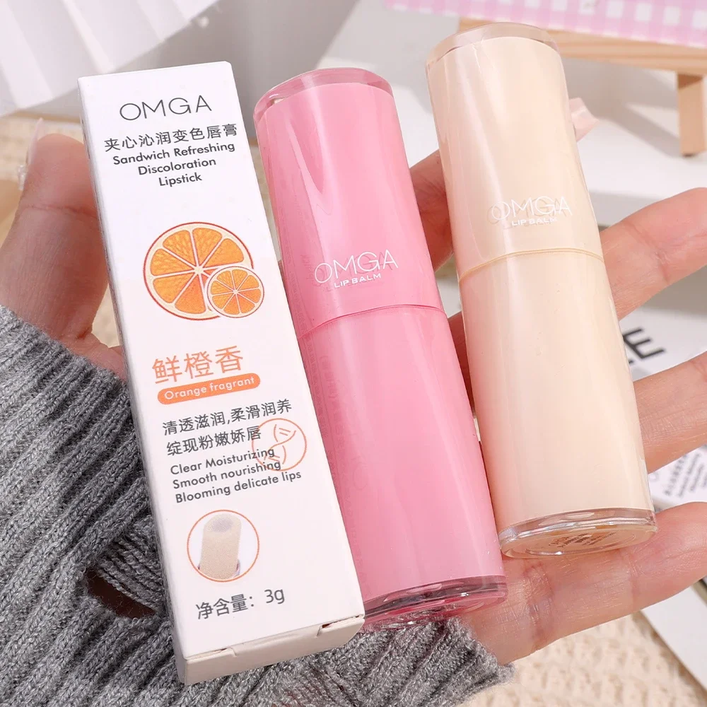 Jelly Color Change Lip Balm Lipstick Temperature Changing Fruit Anti-chapped Sexy Lip Gloss Makeup Moisturizing Lips Comestics