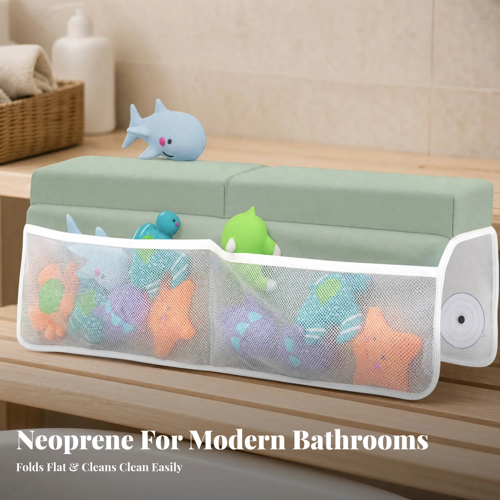 Bath Kneeling Mat Cushioned Foldable Bath Kneeling Pad with Elbow Support Pad Comfortable Machine Washable for Caregivers