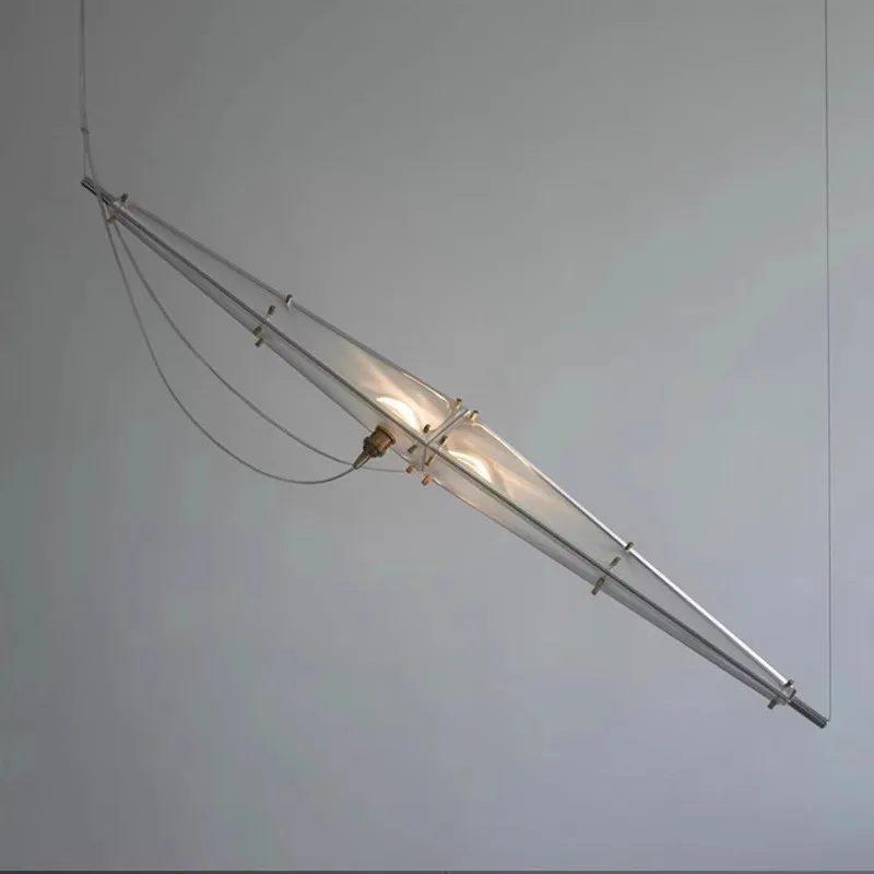 Restaurant chandelier model room exhibition hall empty staircase art lamp