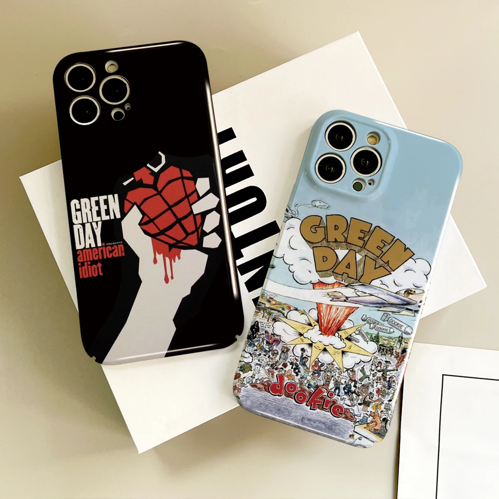 G-Green D-Day American Idiot Phone Case For Samsung S21 FE S23 22 Ultra Plus A 04 E 33 5G All-inclusive Tough Personalized Cover