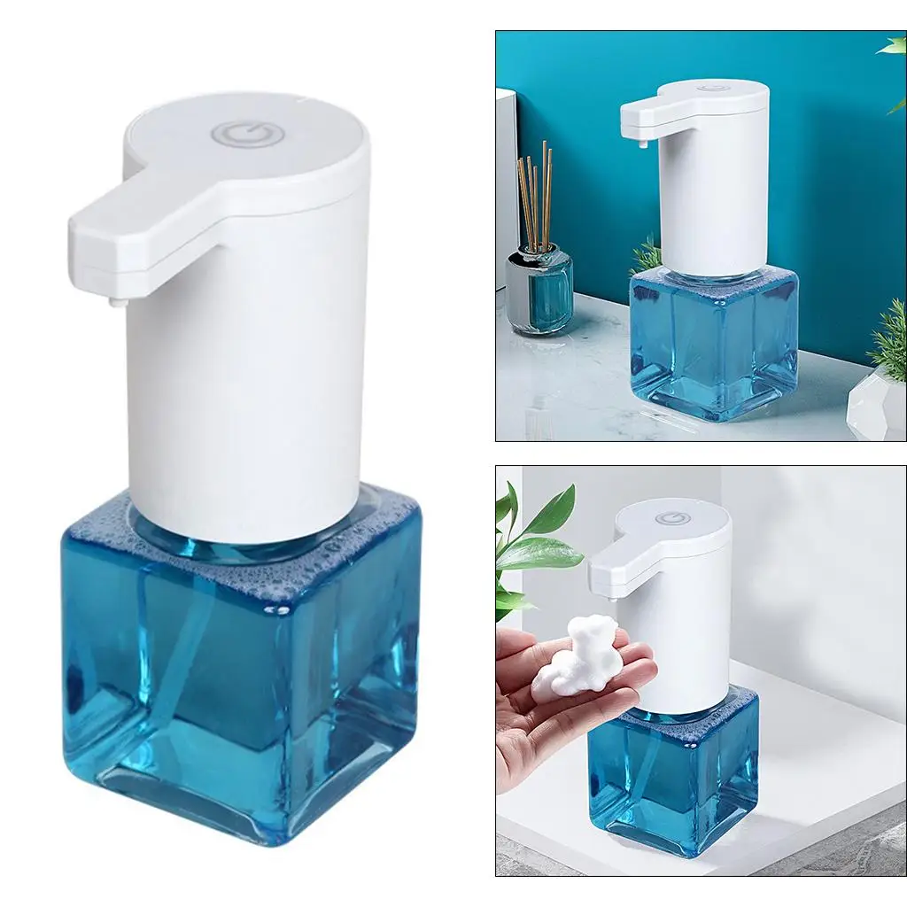 Handsfree USB Rechargeable Automatic Soap Dispenser Touchless IR Sensor Foam Liquid Soap Dispenser for Bathroom Kitchen