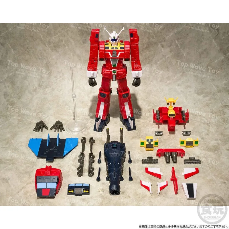 NUEVO STOCK BANDAI Genuino Densetsu Kyojin Ideon Ideon- Bandai Shokugan Candy Toy SMP Hatsudou Set Renovación Ver. Regalos Modelo de juguetes