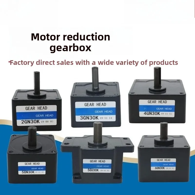 Gearbox Speed Reducer for 6W-400W 220V AC Gear Motor – High Torque Gearbox with Speed Control for Industrial Machinery & DIY
