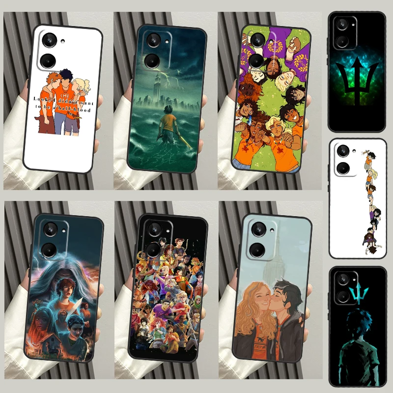 P-Percy Jackson Cartoon Case For Realme GT Neo 5 3 2T 3T Master C31 C35 C30 C11 C15 C25 C21Y 8 9 10 Pro Plus Coque