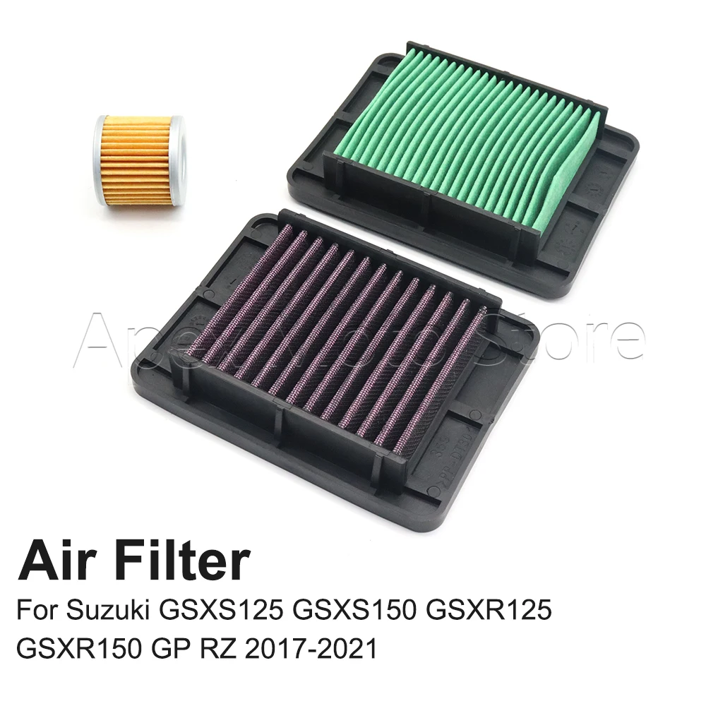 Motorcycle Air Filter Oil Filter For Suzuki GSXS125 GSXS150 GSXR125 GSXR150 GP RZ GSXS GXSR GSX-S GSX-R 125 150 2017-2021