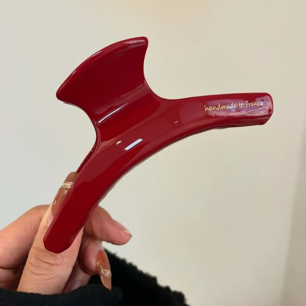 กิ๊บติดผมสีแดงกิ๊บหนีบผมอะซิเตท10.5ซม. สำหรับผู้หญิงเครื่องประดับผม