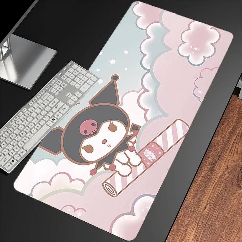 Mouse Pad Kuromi N on-Slip Large Kawaii Gaming Accessories Notbook Computer Speed Mini Pc Gamer Keyboard Pad Desk Mat Mousepad